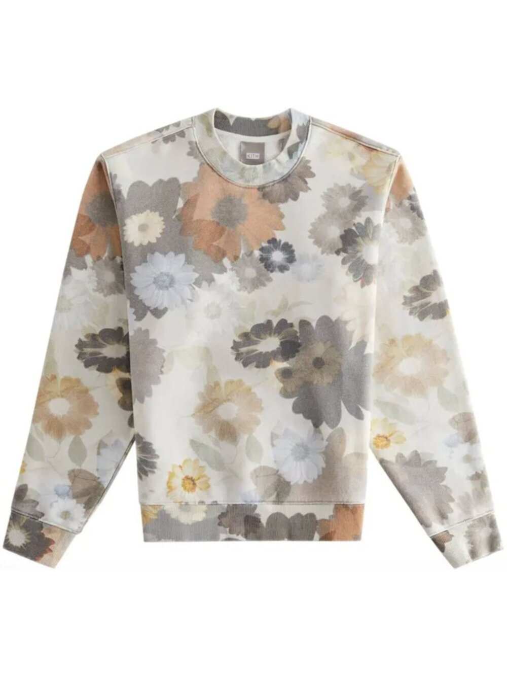 KITH Women Asher Crewneck Sweatshirt Waffle Floral Size XS